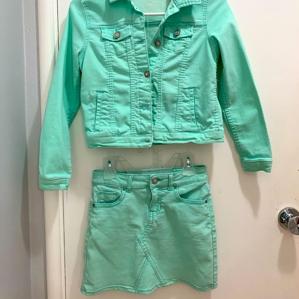 Skirt and matching jacket